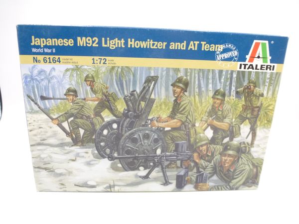 Italeri 1:72 Japanese M92 Light Howitzer to AT Team, No. 6164