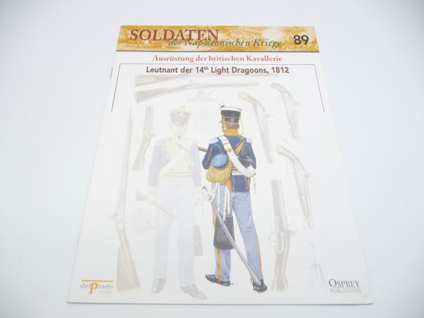 del Prado Booklet No. 89, Lieutenant of the 14th Light Dragoons 1812