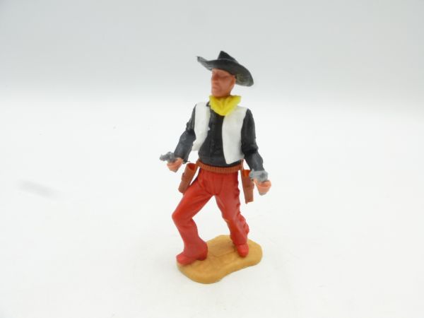 Timpo Toys Cowboy 2. Version stehend mit 2 Pistolen