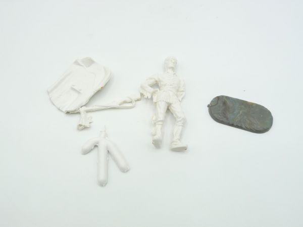 Elastolin 7 cm blank figure Dick Stone - rare base plate
