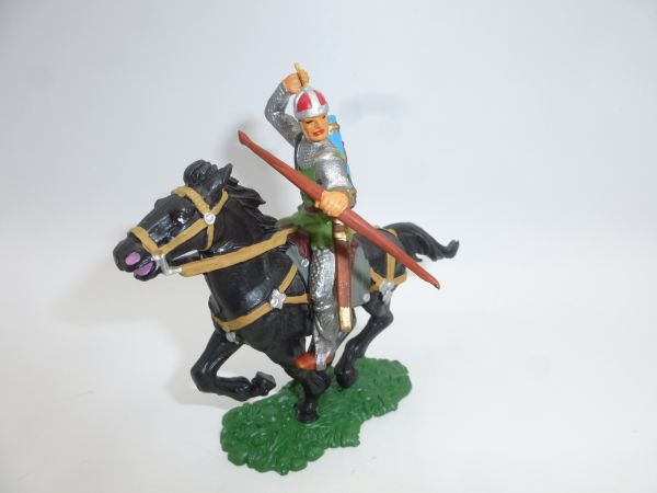 Great Norman, archer on horseback, taking arrow