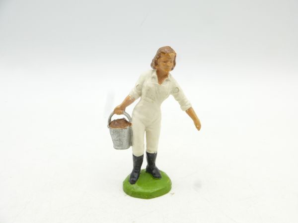 Britains Swoppets Country girl with bucket, No. 2052