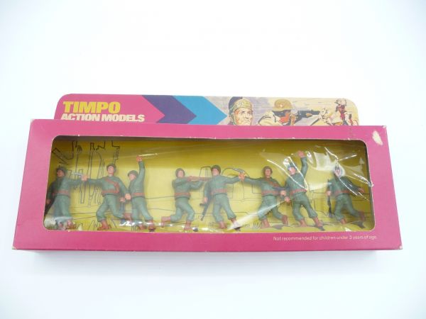 Timpo Toys   6  Deutsche Soldaten  im Blister unbespielt