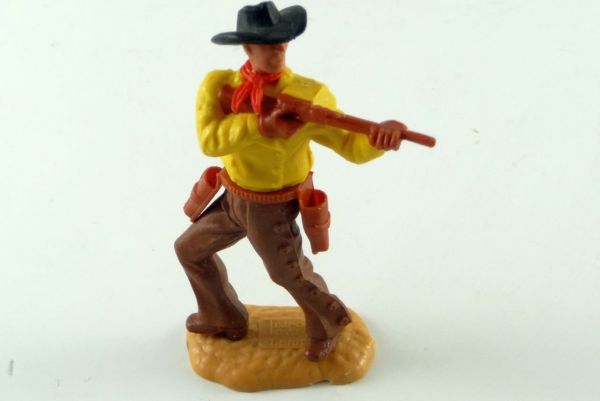 Timpo Toys Cowboy dunkelgelb 3. Version mit kurzem Gewehr