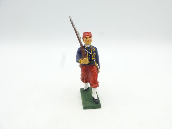 Zouave rifle shouldered, 7 cm - beautiful painting