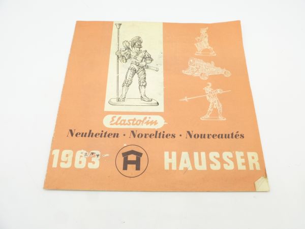 Elastolin Catalogue novelties from 1963, trilingual edition - extremely rare