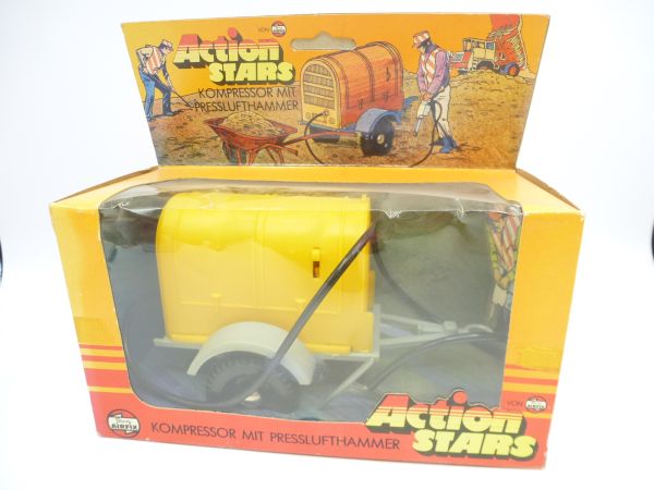 Airfix Action Stars: Road construction compressor with accessories