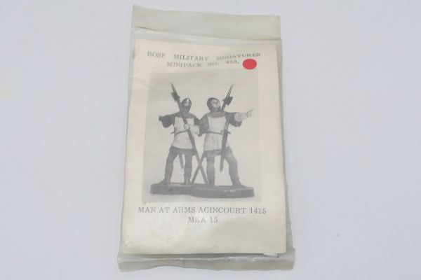 Rose Military Miniatures Minipack Set, No. 438, Man at Arms Agincourt