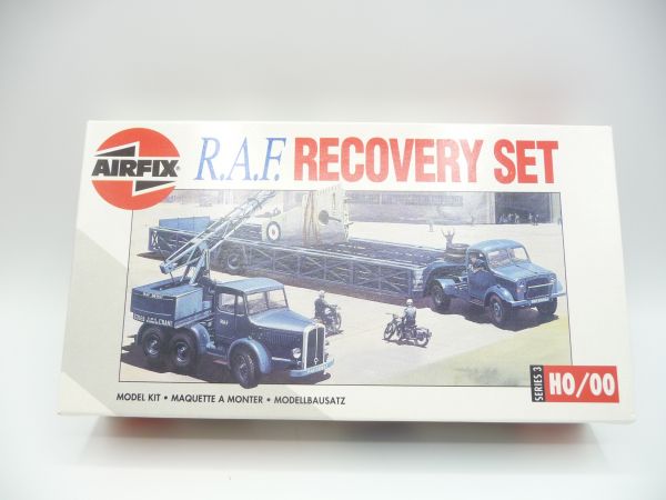 Airfix 1:72 Royal Air Force Recovery Set, No. 3305 - orig. packaging, parts on cast