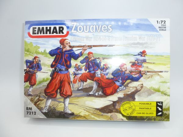 Emhar 1:72 Zouaves Crimean War 1854-56 & Franco Prussian War 1870-71