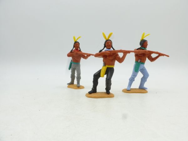 Timpo Toys 3 Indianer 3. Version stehend schießend