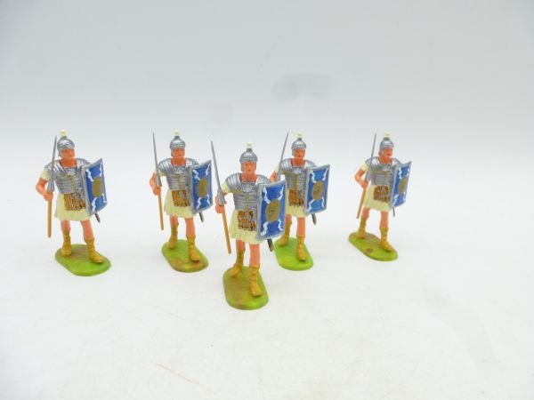 Elastolin 4 cm 5 legionaries marching, No. 8401