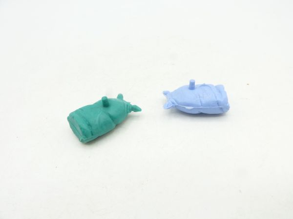 Timpo Toys 2 Säcke mit Pin - seltenes Grün + Hellblau
