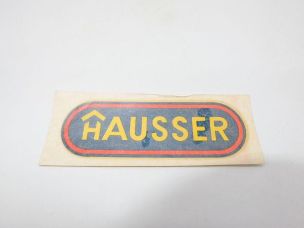 Hausser stickers - originals
