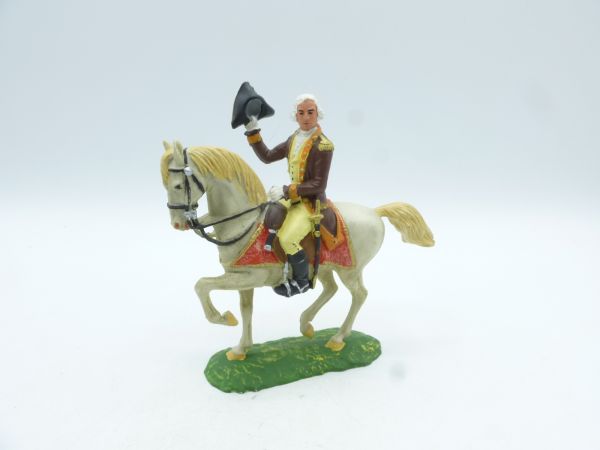 Elastolin 7 cm Regiment Washington: officer on horseback, No. 9130