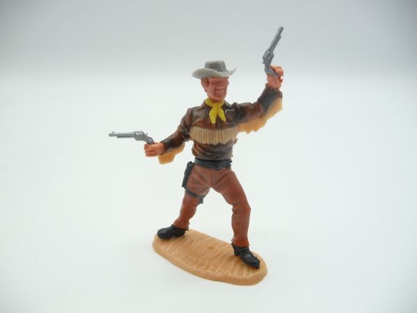 Timpo Toys Cowboy 4th version, firing wild with 2 pistols