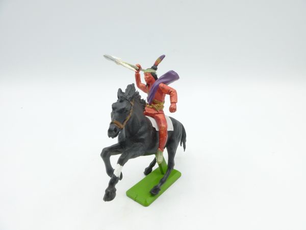 Britains Deetail Apache riding throwing spear