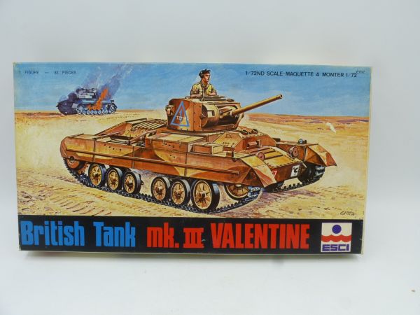 Esci 1:72 British Tank mk. III VALENTINE, No. 8050 - orig. packaging