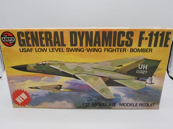 Airfix General Dynamic F-111 E, No. 4008-6 - orig. packaging, on cast