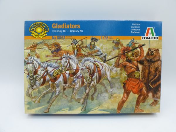Italeri 1:72 Gladiators, No. 6062 - orig. packaging, on cast