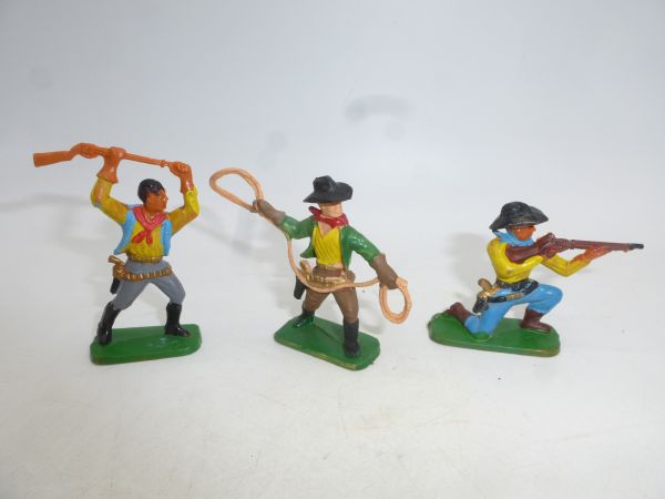 Cowboy set (3 figures), Nestlé / Clairet