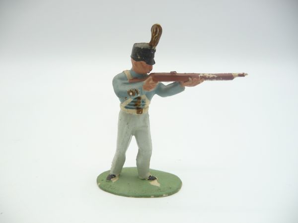 Timpo Toys Westpoint Cadet firing with rifle - original painting, condition see photos