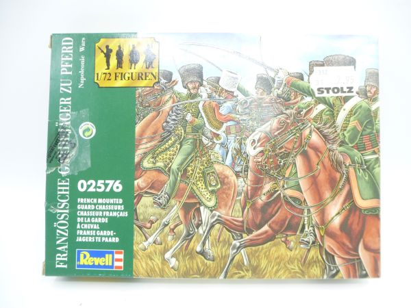 Revell 1:72 French guardsmen on horseback, No. 2576 - orig. packaging, on cast