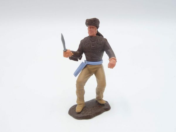 Timpo Toys Trapper stehend mit Messer - tolle Kombi