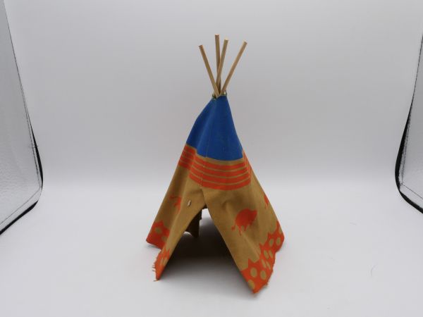 Elastolin / Merten tent for 7 cm figures (height 21 cm), fabric tent