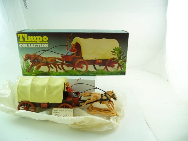 Timpo Toys Covered wagon, No. 271 (coachman 3rd version) - orig. packaging (photo box)