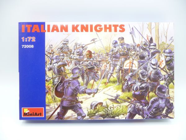 Miniart XV Century: Italian Knights, Nr. 72008 - OVP, Teile am Guss