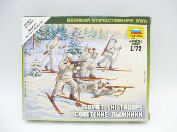 Zvezda 1:72 Soviet Ski Troops, Nr. 6199 -OVP