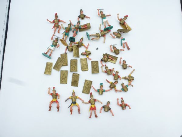 Timpo Toys Riesen Römerkonvolut, viele Schilde - zum Basteln