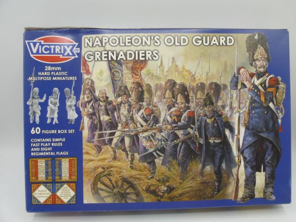 Victrix Napoleon's Old Guard Grenadiers, 28 mm (60 figures)