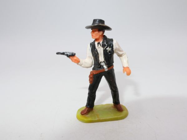 Elastolin 4 cm Sheriff mit Pistole, Nr. 6985 - Originalbemalung