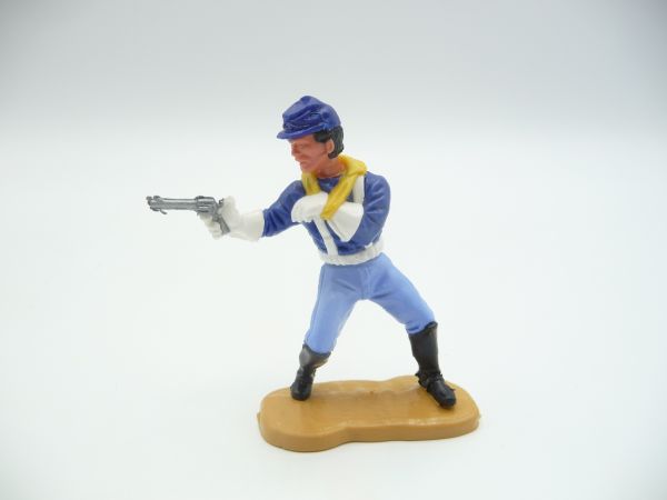 Timpo Toys Union Army Soldier 4. version standing, firing pistol, wounded