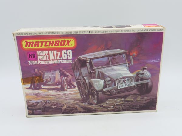 Matchbox 1:76 Krupp Protz Kfz/69 PK88 - orig. packaging, on cast, unused