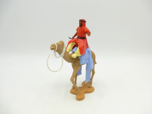 Timpo Toys Camel rider (grey, light yellow inner pants) with scimitar