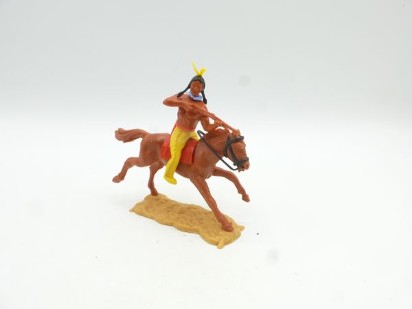 Timpo Toys Indian 3rd version riding, rifle shooting