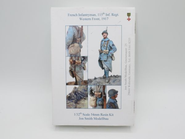 Jon Smith Modellbau 1:32 French Infantryman WK I, 115th Inf. Regt. Western Front