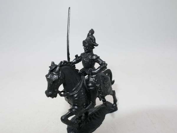 Elastolin 4 cm (blank) Knight on horseback, lance raised, No. 8965