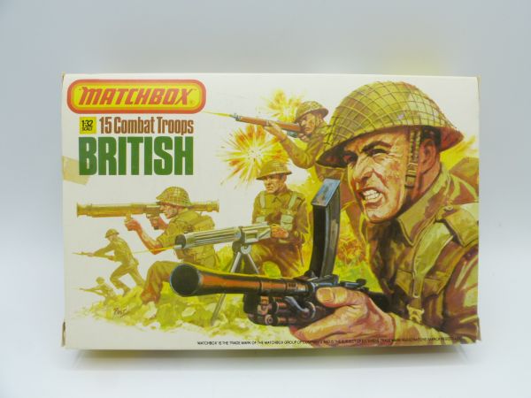 Matchbox 1:32 British Combat Troops, P-6002 - OVP, Top-Zustand, ladenneu