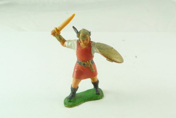 Heimo Viking with short sword - 1 helmet wing damaged