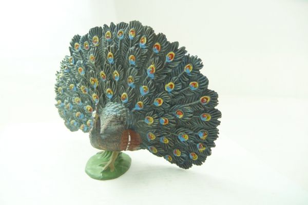 Preiser Peacock, presenting tail - brand new