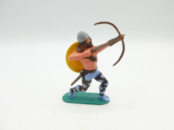Timpo Toys Viking, archer, dark yellow shield