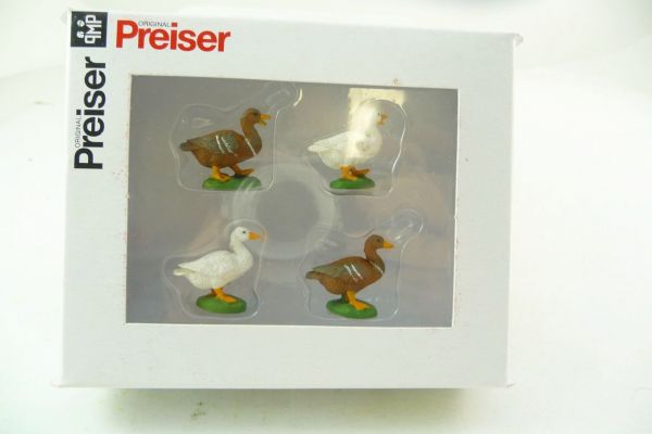Preiser 4 ducks - orig. packaging, shop discovery