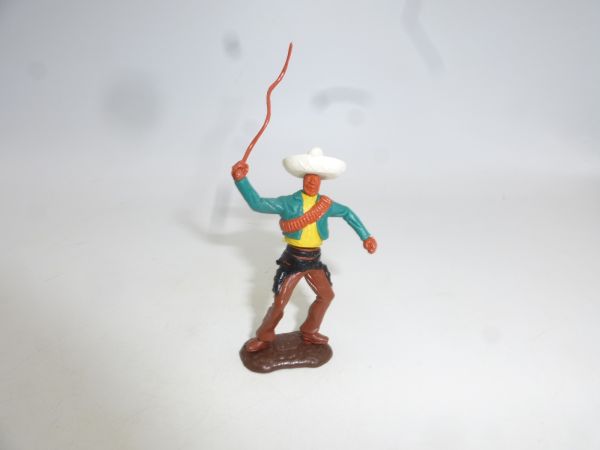 Timpo Toys Mexican standing, green with whip - nice base plate
