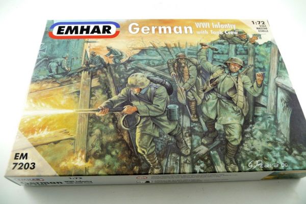 Emhar Emhar German Infantry with Tank Crew No. 7203 orig. packing