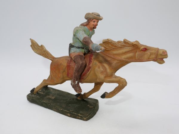 Pfeiffer / Tipple Topple Buffalo Bill riding - extremely rare figure, see photos