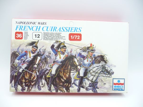 Esci 1:72 Nap. Wars; French Cuirassiers, No. 235 - orig. packaging, figures on cast